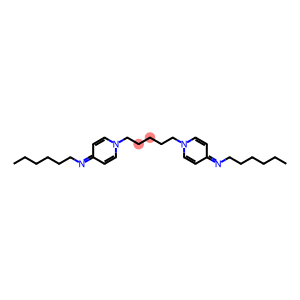 1-Hexanamine, N,N'-(1,5-pentanediyldi-1(4H)-pyridinyl-4-ylidene)bis- (9CI)