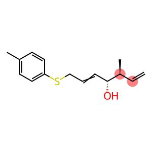 1,5-Heptadien-4-ol, 3-methyl-7-[(4-methylphenyl)thio]-, (R*,S*)- (9CI)
