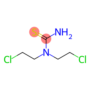 Urea,  1,1-bis(2-chloroethyl)-2-thio-  (7CI)