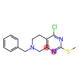 7-苯甲基-4-氯-2-(甲硫基)-5,6,7,8-四氢吡啶并[3,4-D]嘧啶