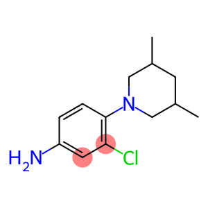 3-CHLORO-4-(3,5-DIMETHYL-1-PIPERIDINYL)ANILINE