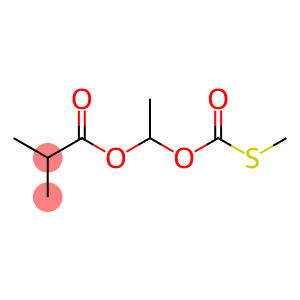 1-{[(methylsulphanyl)carbonyl]oxy}ethyl 2-methylpropanoate
