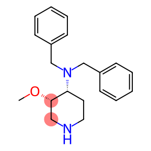 4-Piperidinamine, 3-methoxy-N,N-bis(phenylmethyl)-, (3S,4R)-