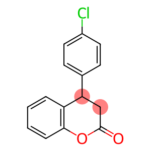 2H-1-Benzopyran-2-one, 4-(4-chlorophenyl)-3,4-dihydro-