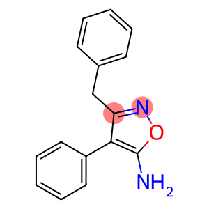 Isoxazole,  5-amino-3-benzyl-4-phenyl-  (5CI)