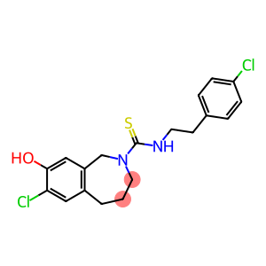 2H-2-Benzazepine-2-carbothioamide, 7-chloro-N-[2-(4-chlorophenyl)ethyl]-1,3,4,5-tetrahydro-8-hydroxy-