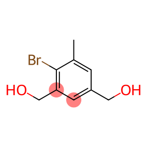 [2-bromo-5-(hydroxymethyl)-3-methylphenyl]methanol