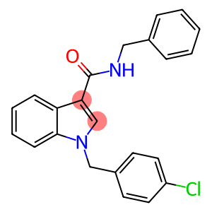 N-benzyl-1-[(4-chlorophenyl)methyl]-1H-indole-3-carboxamide