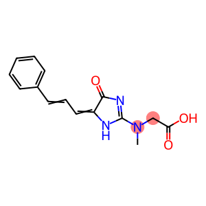 2-(METHYL(5-OXO-4-[(E,2E)-3-PHENYL-2-PROPENYLIDENE]-4,5-DIHYDRO-1H-IMIDAZOL-2-YL)AMINO)ACETIC ACID