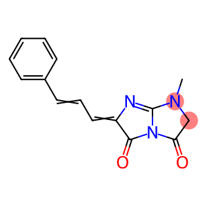 1-METHYL-6-(3-PHENYL-2-PROPENYLIDENE)-1H-IMIDAZO[1,2-A]IMIDAZOLE-3,5(2H,6H)-DIONE