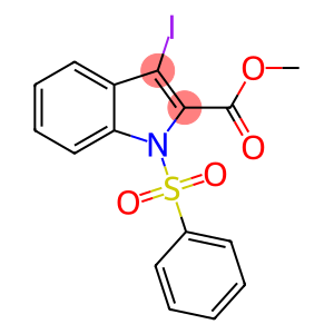 3-碘-1-(苯磺酰基)-1H-吲哚-2-羧酸甲酯