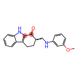 (2E)-2-{[(3-methoxyphenyl)amino]methylidene}-2,3,4,9-tetrahydro-1H-carbazol-1-one