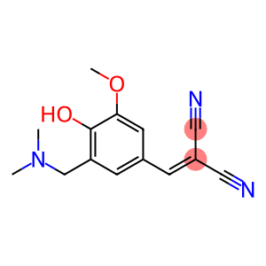 2-((3-[(DIMETHYLAMINO)METHYL]-4-HYDROXY-5-METHOXYPHENYL)METHYLENE)MALONONITRILE