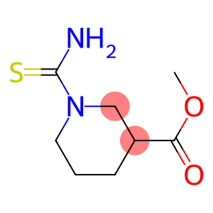 3-Piperidinecarboxylic  acid,  1-(aminothioxomethyl)-,  methyl  ester