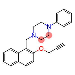 Piperazine, 1-phenyl-4-[[2-(2-propyn-1-yloxy)-1-naphthalenyl]methyl]-