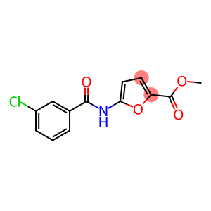 methyl 5-[(3-chlorobenzoyl)amino]-2-furoate