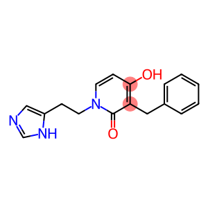 3-benzyl-4-hydroxy-1-[2-(1H-imidazol-5-yl)ethyl]-1,2-dihydropyridin-2-one