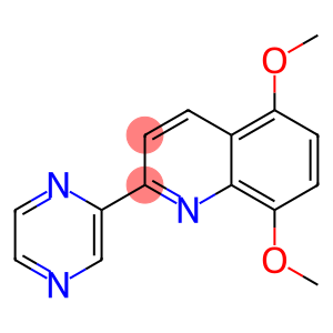 5,8-DIMETHOXY-2-(2-PYRAZINYL)QUINOLINE