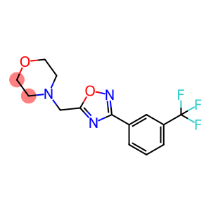 4-((3-[3-(TRIFLUOROMETHYL)PHENYL]-1,2,4-OXADIAZOL-5-YL)METHYL)MORPHOLINE