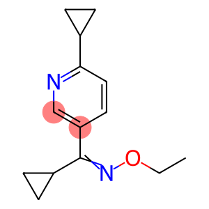 (Z)-cyclopropyl(6-cyclopropylpyridin-3-yl)methanone O-ethyl oxime