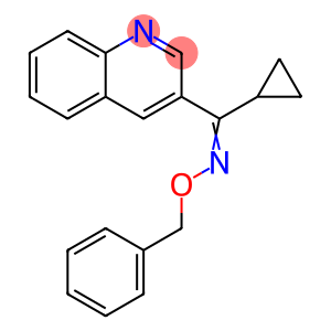 CYCLOPROPYL(3-QUINOLINYL)METHANONE O-BENZYLOXIME