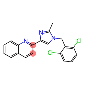 2-[1-[(2,6-dichlorophenyl)methyl]-2-methylimidazol-4-yl]quinoline