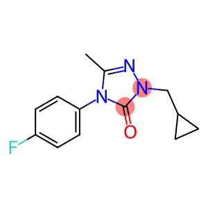 2-(CYCLOPROPYLMETHYL)-4-(4-FLUOROPHENYL)-5-METHYL-2,4-DIHYDRO-3H-1,2,4-TRIAZOL-3-ONE