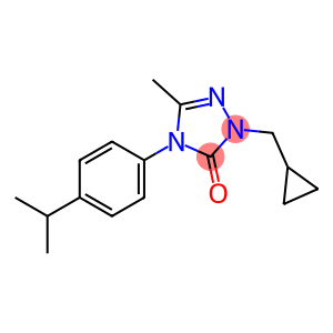 2-(CYCLOPROPYLMETHYL)-4-(4-ISOPROPYLPHENYL)-5-METHYL-2,4-DIHYDRO-3H-1,2,4-TRIAZOL-3-ONE