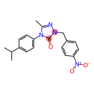 4-(4-ISOPROPYLPHENYL)-5-METHYL-2-(4-NITROBENZYL)-2,4-DIHYDRO-3H-1,2,4-TRIAZOL-3-ONE