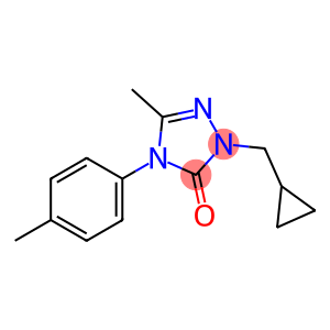 2-(CYCLOPROPYLMETHYL)-5-METHYL-4-(4-METHYLPHENYL)-2,4-DIHYDRO-3H-1,2,4-TRIAZOL-3-ONE