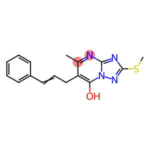 5-METHYL-2-(METHYLSULFANYL)-6-[(E)-3-PHENYL-2-PROPENYL][1,2,4]TRIAZOLO[1,5-A]PYRIMIDIN-7-OL