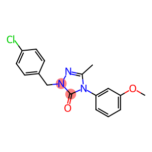 1-[(4-chlorophenyl)methyl]-4-(3-methoxyphenyl)-3-methyl-4,5-dihydro-1H-1,2,4-triazol-5-one