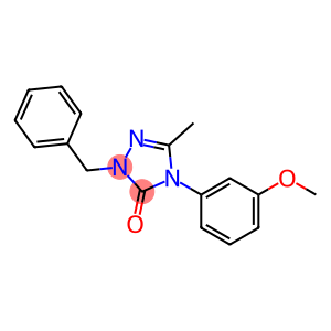 3H-1,2,4-Triazol-3-one, 2,4-dihydro-4-(3-methoxyphenyl)-5-methyl-2-(phenylmethyl)-