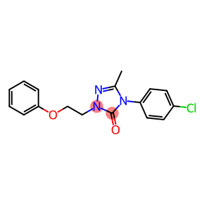 4-(4-CHLOROPHENYL)-5-METHYL-2-(2-PHENOXYETHYL)-2,4-DIHYDRO-3H-1,2,4-TRIAZOL-3-ONE