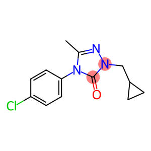 4-(4-chlorophenyl)-2-(cyclopropylmethyl)-5-methyl-1,2,4-triazol-3-one