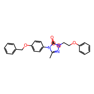 4-[4-(BENZYLOXY)PHENYL]-5-METHYL-2-(2-PHENOXYETHYL)-2,4-DIHYDRO-3H-1,2,4-TRIAZOL-3-ONE