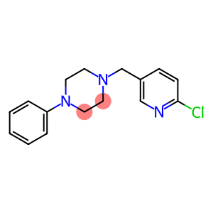 1-[(6-CHLORO-3-PYRIDINYL)METHYL]-4-PHENYLPIPERAZINE