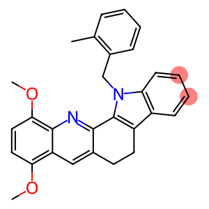 11-METHOXY-13-(2-METHYLBENZYL)-6,13-DIHYDRO-5H-INDOLO[3,2-C]ACRIDIN-8-YL METHYL ETHER