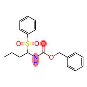 BENZYL N-[1-(PHENYLSULFONYL)BUTYL]CARBAMATE