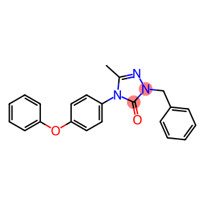 2-BENZYL-5-METHYL-4-(4-PHENOXYPHENYL)-2,4-DIHYDRO-3H-1,2,4-TRIAZOL-3-ONE