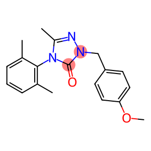 4-(2,6-dimethylphenyl)-1-[(4-methoxyphenyl)methyl]-3-methyl-4,5-dihydro-1H-1,2,4-triazol-5-one