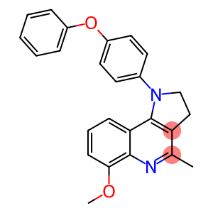 6-METHOXY-4-METHYL-1-(4-PHENOXYPHENYL)-2,3-DIHYDRO-1H-PYRROLO[3,2-C]QUINOLINE