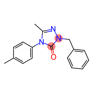 2-BENZYL-5-METHYL-4-(4-METHYLPHENYL)-2,4-DIHYDRO-3H-1,2,4-TRIAZOL-3-ONE