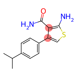 2-amino-4-(4-isopropylphenyl)thiophene-3-carboxamide