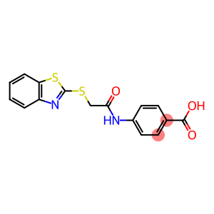 4-(2-(苯并[d]噻唑-2-基硫基)乙酰氨基)苯甲酸