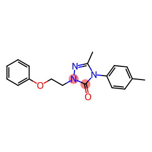 3-methyl-4-(4-methylphenyl)-1-(2-phenoxyethyl)-4,5-dihydro-1H-1,2,4-triazol-5-one