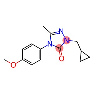 2-(CYCLOPROPYLMETHYL)-4-(4-METHOXYPHENYL)-5-METHYL-2,4-DIHYDRO-3H-1,2,4-TRIAZOL-3-ONE