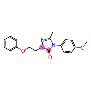 4-(4-METHOXYPHENYL)-5-METHYL-2-(2-PHENOXYETHYL)-2,4-DIHYDRO-3H-1,2,4-TRIAZOL-3-ONE