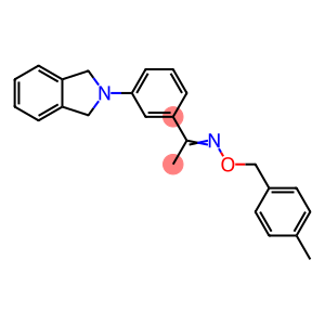 (Z)-{1-[3-(2,3-dihydro-1H-isoindol-2-yl)phenyl]ethylidene}[(4-methylphenyl)methoxy]amine