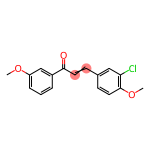 (E)-3-(3-CHLORO-4-METHOXYPHENYL)-1-(3-METHOXYPHENYL)-2-PROPEN-1-ONE